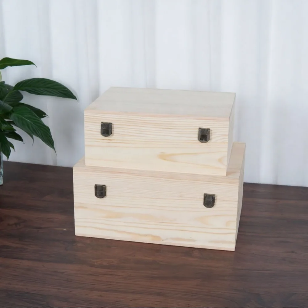 Wooden Desktop Storage Box With Flip Lid Organizer Container For Jewelry Tea Stationery Gift Packaging Neat Home Case