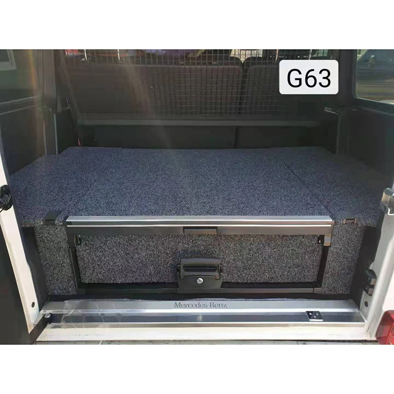 Offroad Vehicle Car Cargo Drawer Slide System for Mercedes-Benz G63 Storage Tools Drawers LockFor Ram ranger hilux np300 tacoma