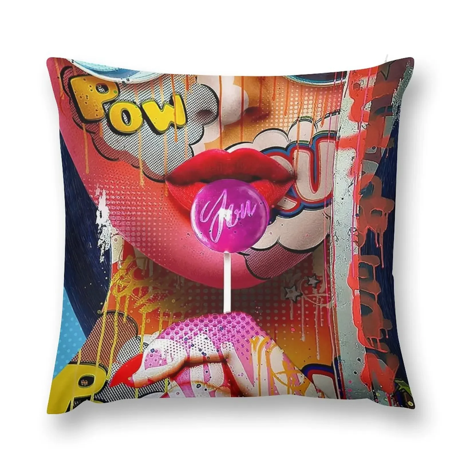 

Pop Art Throw Pillow Custom Cushion Photo autumn pillowcase Pillows Aesthetic luxury sofa pillows pillow