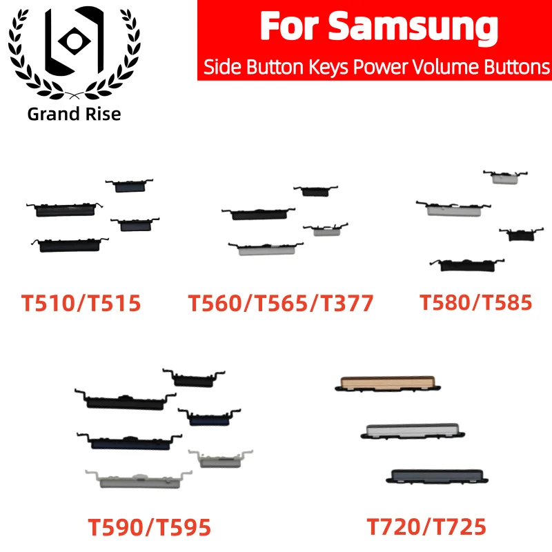 Side Button Key Power Volume Buttons For Samsung Galaxy Tab T510 T515 T560 T565 T377 T580 T585 T590 T595 T720 T725