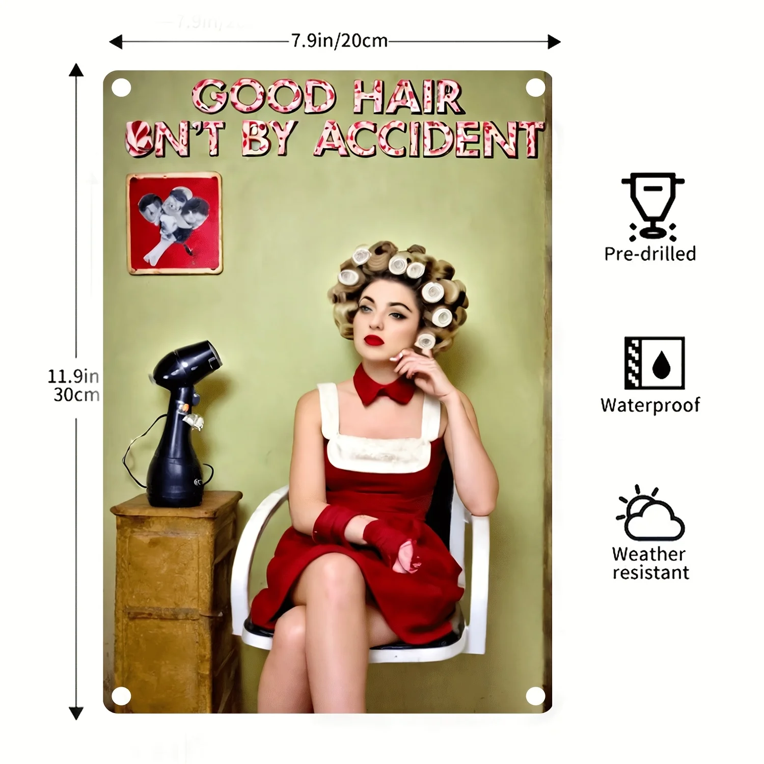 Vintage Tin Sign  - Retro 