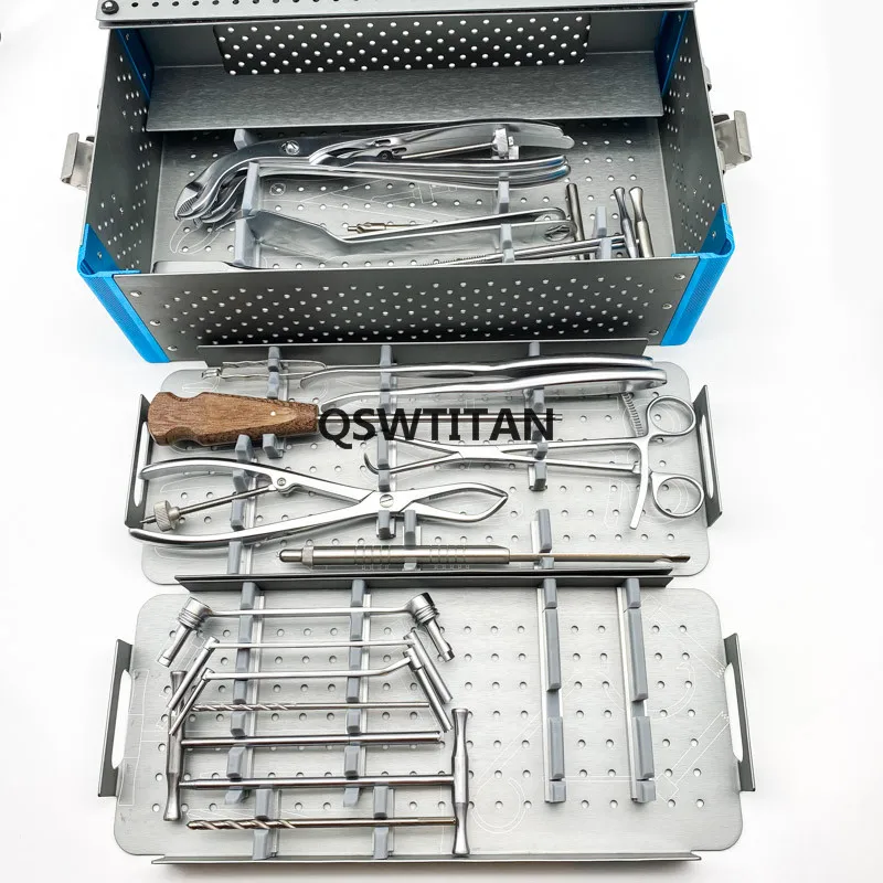 1 Set Pet Orthopedic Large Fragment Instrument Set for Lower Limbs Medical Bone Surgery Instrument Kit