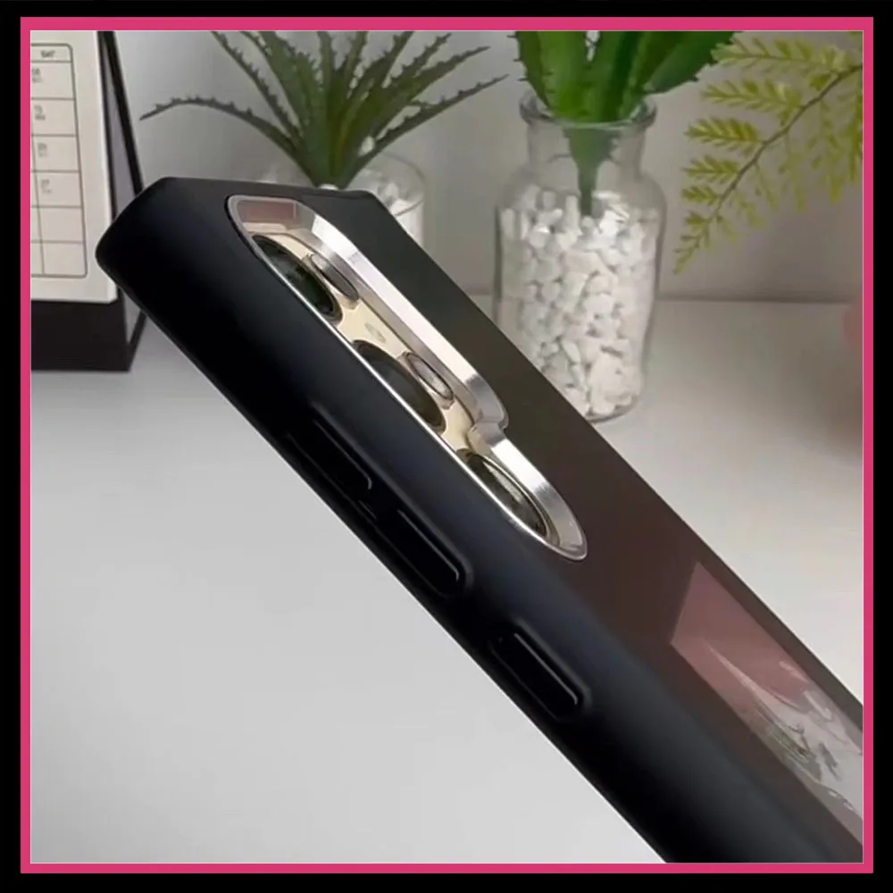 Fonlyu DIY Phone Case For Samsung S25 S24 S23 Ultra NFC Function Four Color E ink Screen Girl Women Phone Funda Battery Free