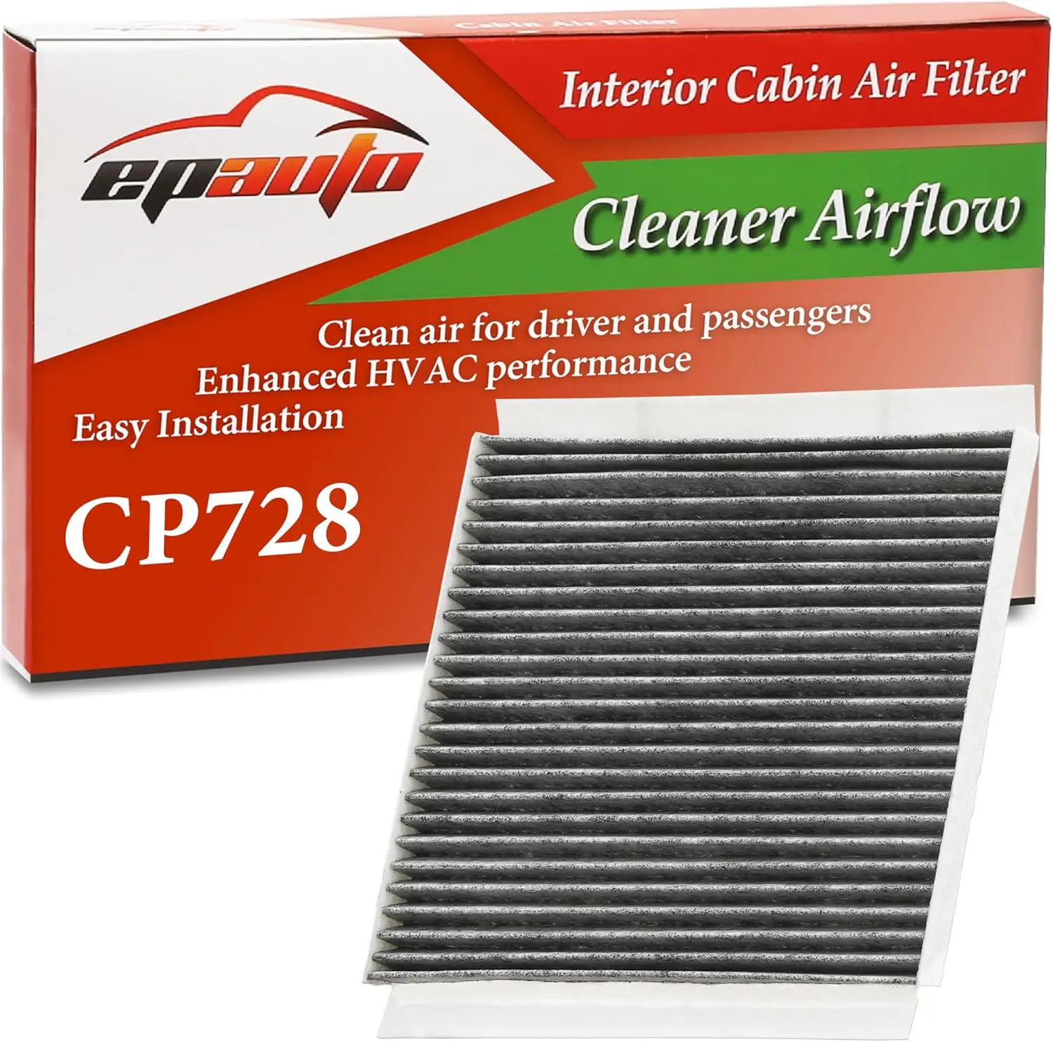 

CP728 (CF10728) Воздушный фильтр салона с активированным углем, замена Hyundai Elantra, Elantra GT, Accent, Elantra Coupe, Kia