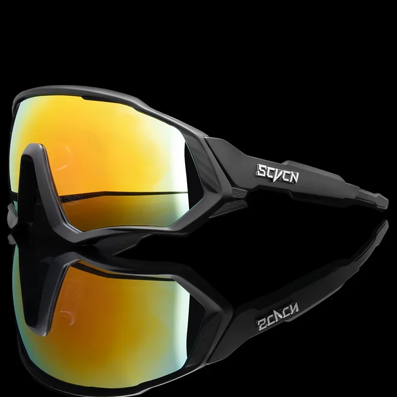 Scvcn-New Style Sunglasses Photochromic Sport Cycling Glasses Bicycle Eyewear Mountain Bike Cycl Goggles UV400 MTB Road for Men