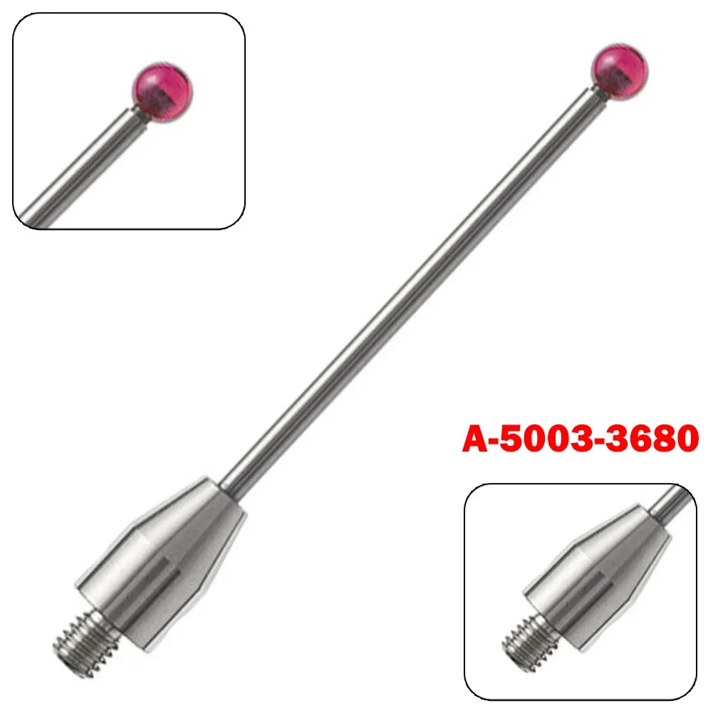 

Cmm Touch Probe Stylus Thread 3mm Tip 50mm Long A-5003-3680 Rubine Ball Ceramic Stem For Detection Equipment Tools Accessories