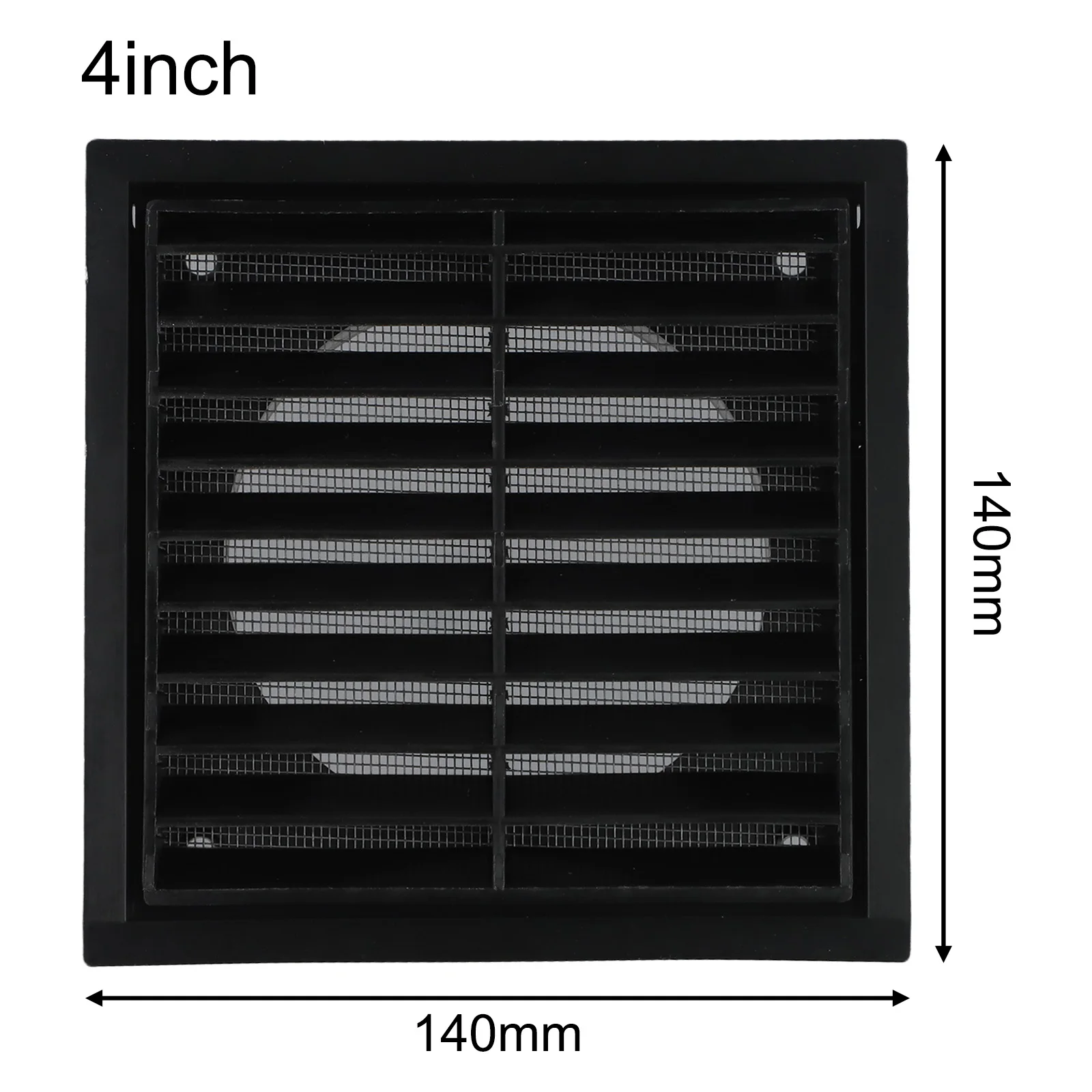 Fan Fixed Grille Air Outlet Cover Indoor Use Sturdy PP Material Versatile Application Wall Or Ceiling Installation