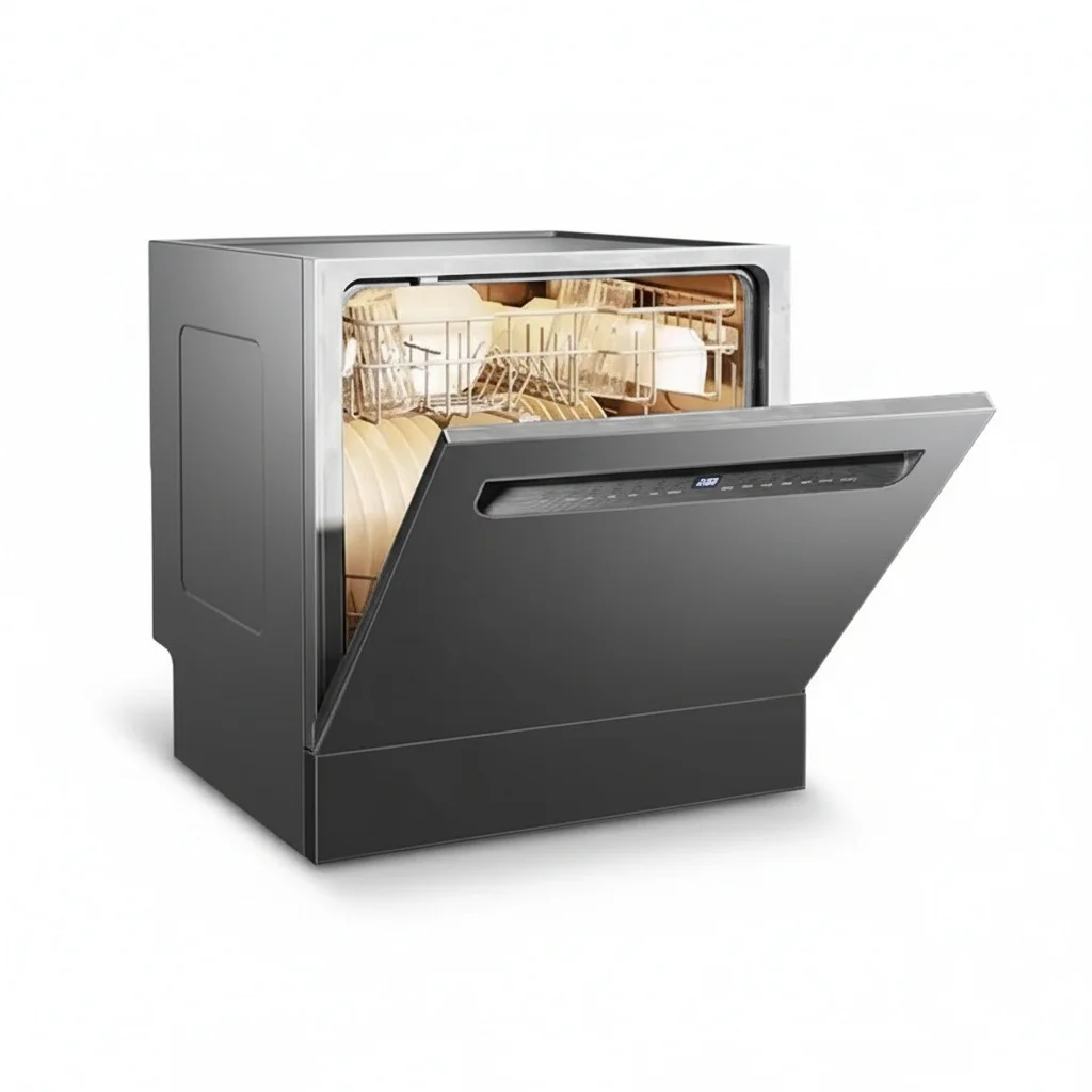 

Посудомоечная машина 18 дюймов на 12 комплектов посуды, из нержавеющей стали, для мытья кастрюль и подносов, 6 программ, с PTC-сушкой, бытовая техника