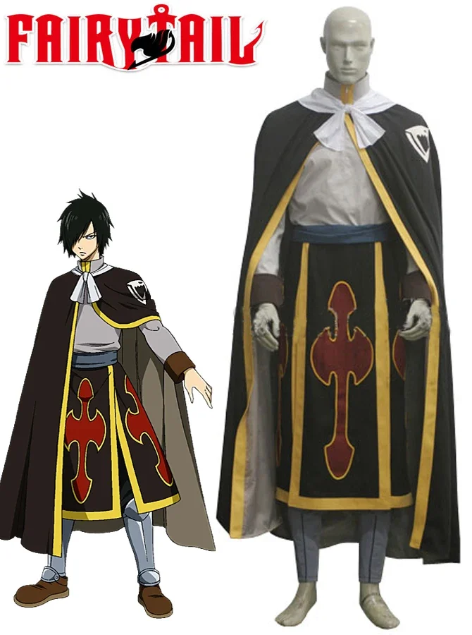 Fairy Tail Dragon Slayer Shadow Dragon Rogue Cheney Ryos Cosplay Costume