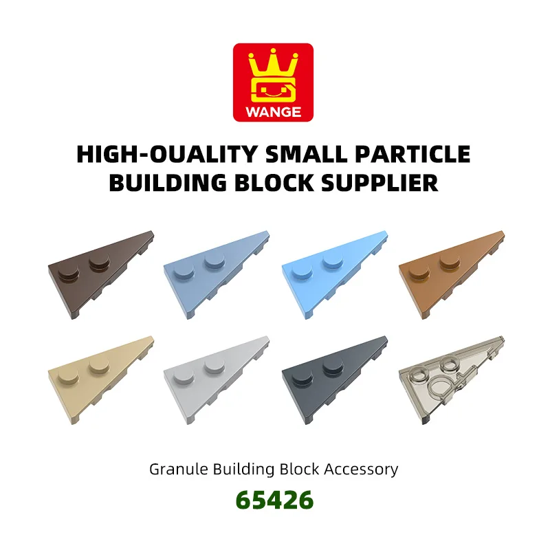 

WANGE 182Pcs/Lot 65426 Triangle with 2 Holes Right Bulk Small Building Blocks Assembly Compatible DIY Toy Parts Gift Box