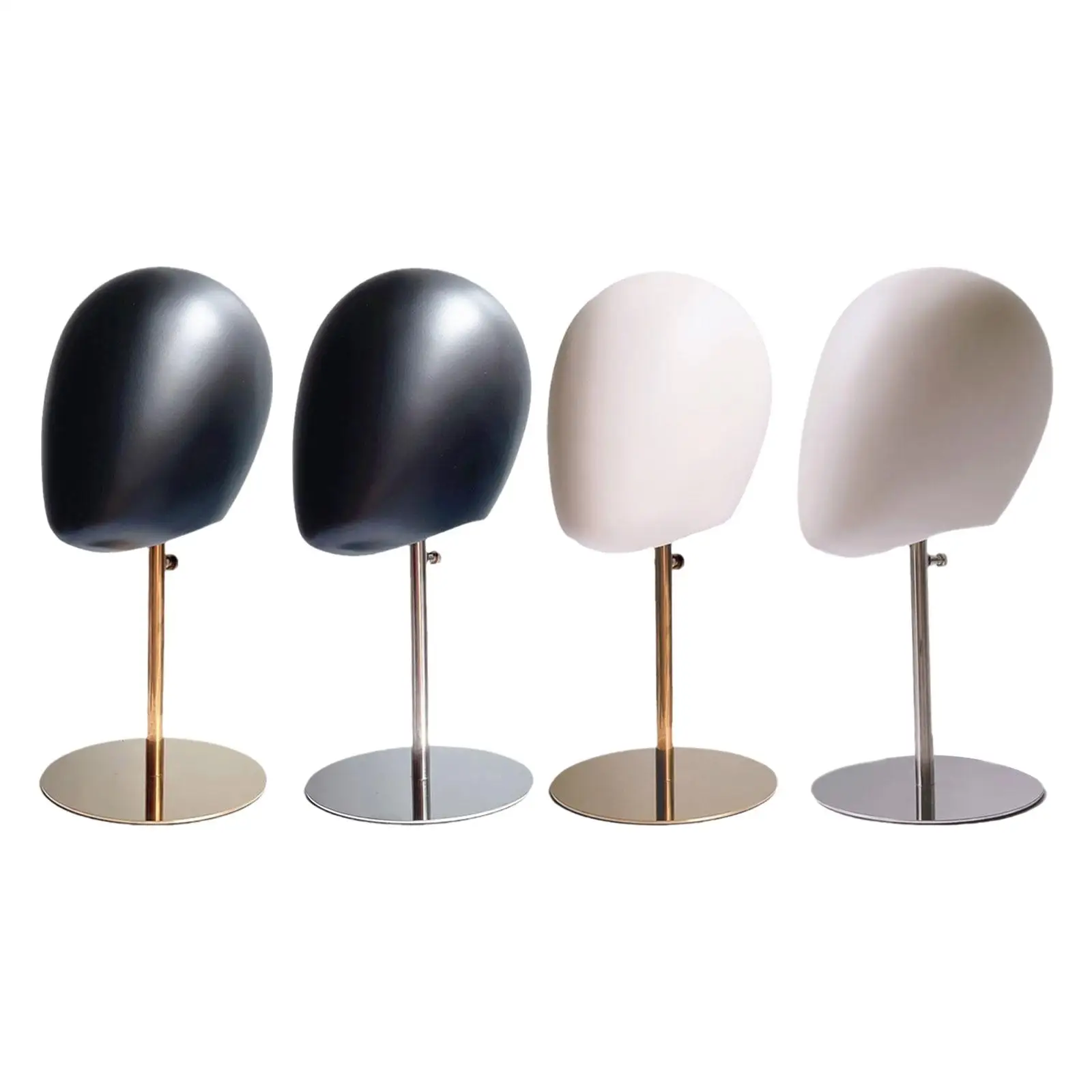 Wig Display Head Wig Hat Display Stand Holder Wig Making Hat Display Stand for Earphones Hats Beginner Stylist Caps Headdress