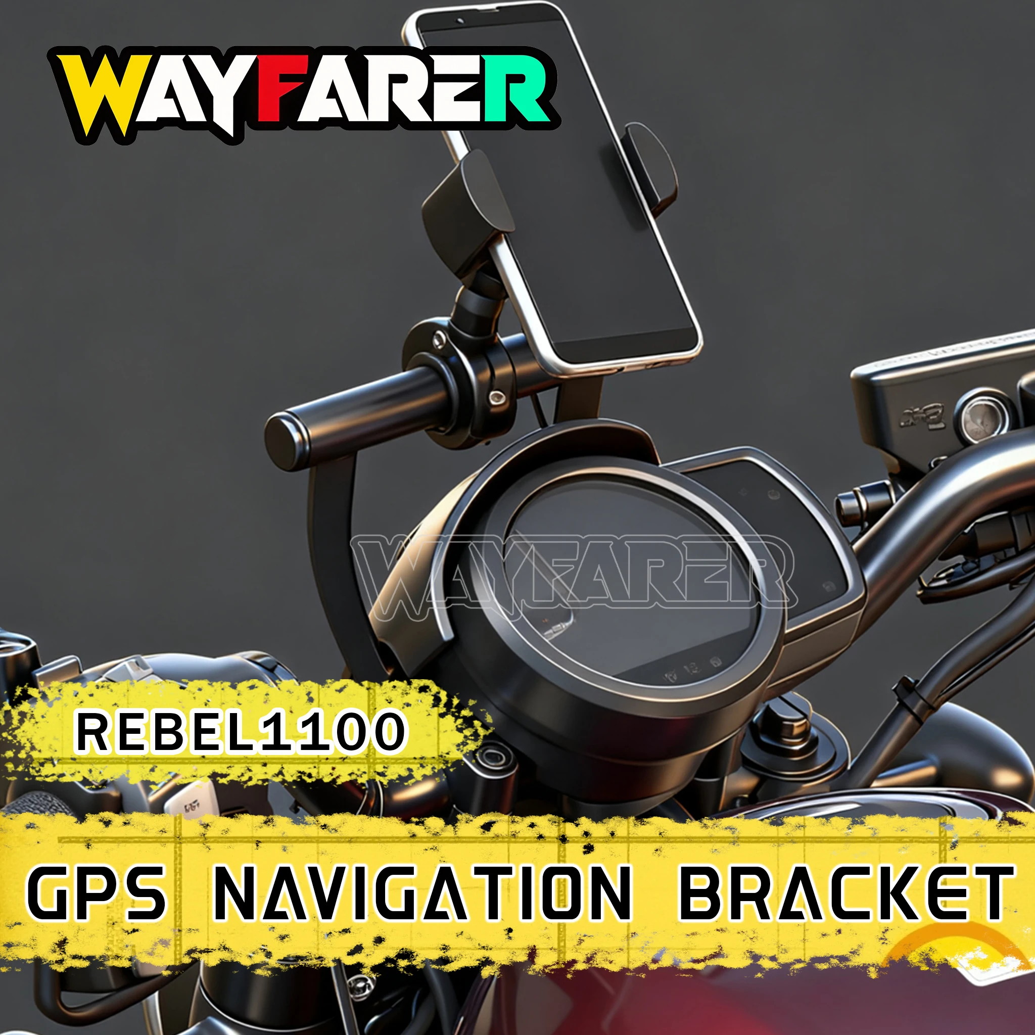 2024 For REBEL CM1100 CMX1100 CMX 1100 CM 1100 2021-2024 Motorcycle Accessories GPS Mobile Phone Navigation Bracket