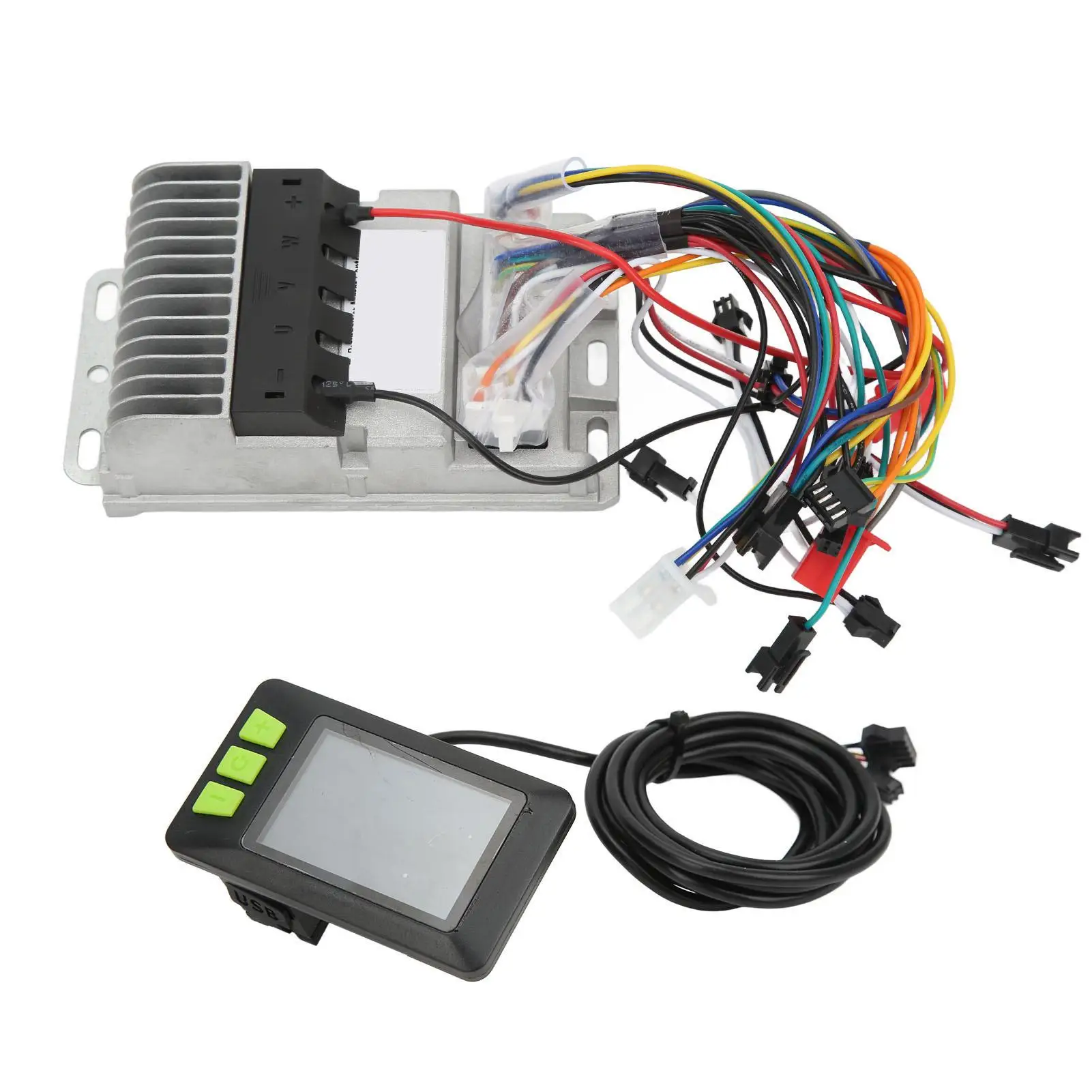 48V 60V 1000W Brushless Electric Bike Motor Controller with LCD Display & 3 Modes