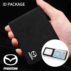 Car Driving License Cover Auto Storage Bag Card Holder For Mazda 2 3 5 6 Axela Atenza Speed CX3 CX4 CX5 MS Miata Angksela Demio