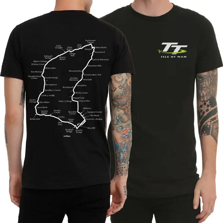 2026 Summer Isle of Man TT Men T Shirt Around The Island Motorcycle Motorcycle Racing Tourist Trophy Manx