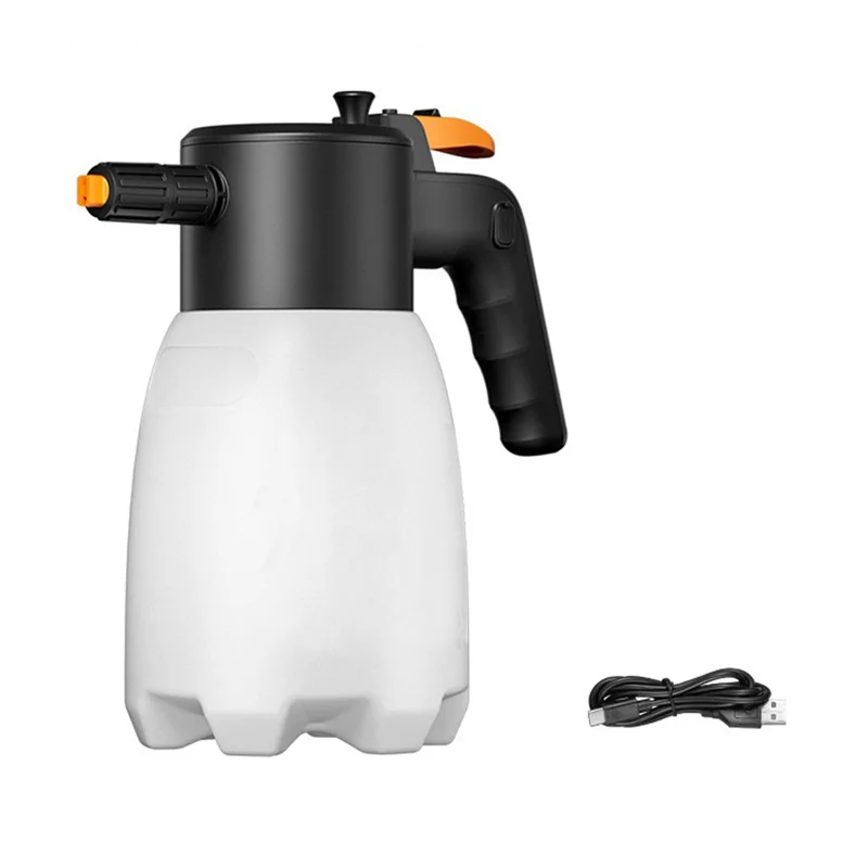 

Прочный ручной электрический распылитель пены 1,7 л USB перезаряжаемая пушка для снежной пены для автомойки пенящийся пистолет для чистки автомобиля