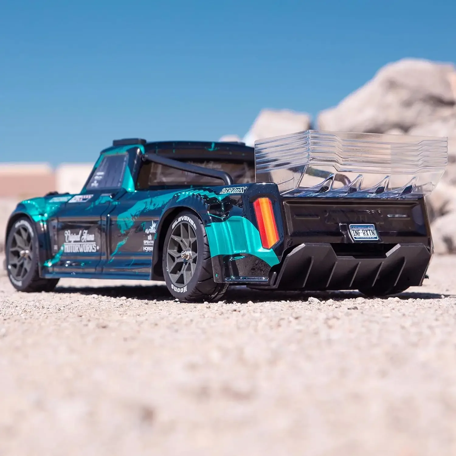 Garden Furniture  RC Truck 1/8 Infraction 4X4 3S BLX 4WD All-Road Street Bash Resto-Mod Truck RTR image 5