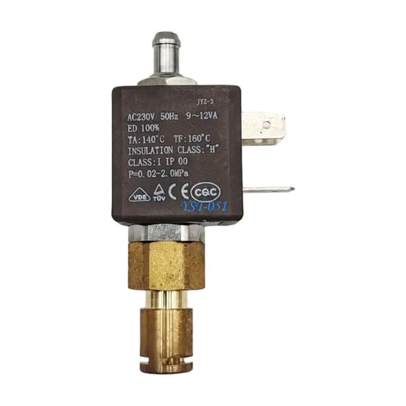 E15A Copper Electric Solenoid Valves Steam Gas Solenoid Water Valves Coffee Maker Parts