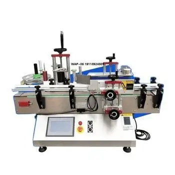 

High Speed Automatic Tabletop Plastic Glass Round Bottle Labeling Machine Bottle Vial Tin Can Labeling Machine