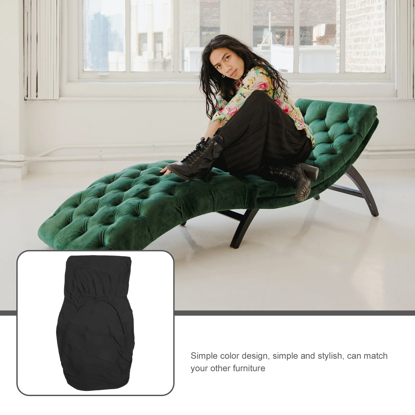 

Chaise Lounge Covers Slipcover Stylish Match Other Furniture Make Look New Decorate Living Room Background Interesting