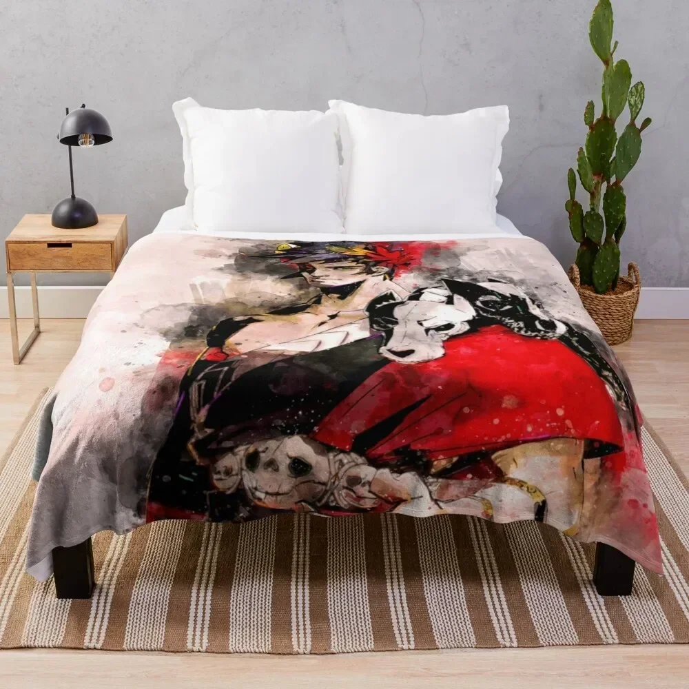 

Zagreus - Hades (Watercolor) Throw Blanket Color Fast Cozy Throw Blanket