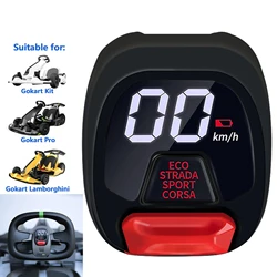 for Segway Ninebot Gokart Speedometer Digital Display Kit/PRO/Lamborghini Stopwatch Assembly Instrument Mode Selector Accessory