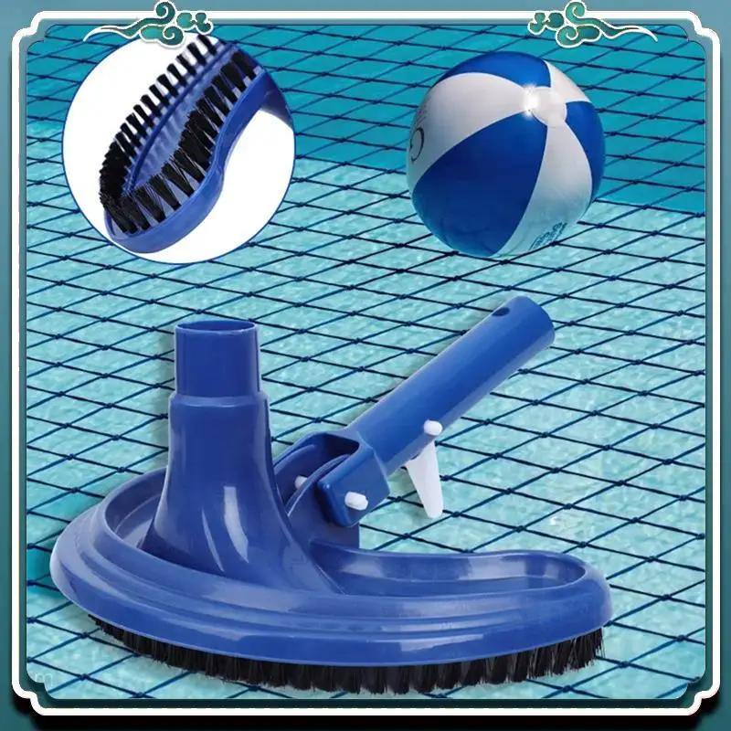 

Reliable Vacuum Head Brush Cleaner Flexible Swimming Pool Cleaning Tool Curved Brush Head