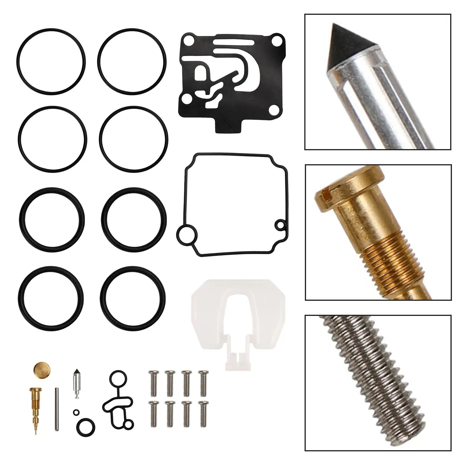 Areyourshop المكربن Carb إعادة بناء عدة لياماها F50-T50hp 4 السكتة الدماغية 01-04 62Y-W0093-11-00 ​ 62Y-W0093-10-00