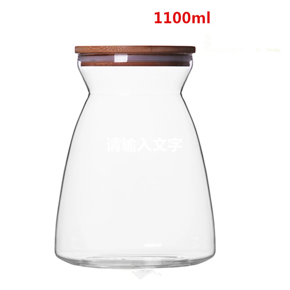 

Food Airtight Jar Container Canister Clear Containers for Dried Fruit Storage Tea Coffee Bean