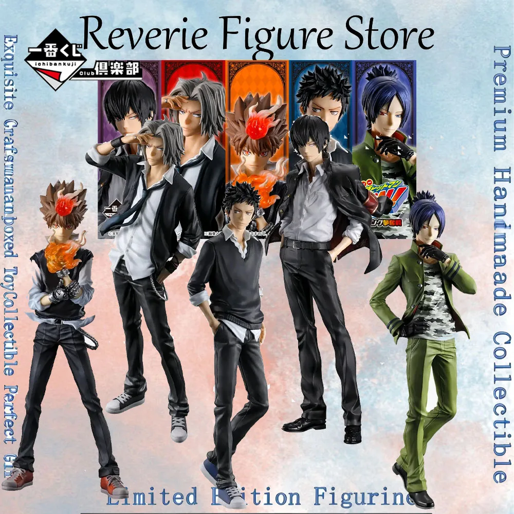 Figura de Anime Original Ichiban Kuji Katekyou Hitman Reborn Vongola Ring Battle Tsuna Sawada Hayato Gokudera Yamamoto Takeshi