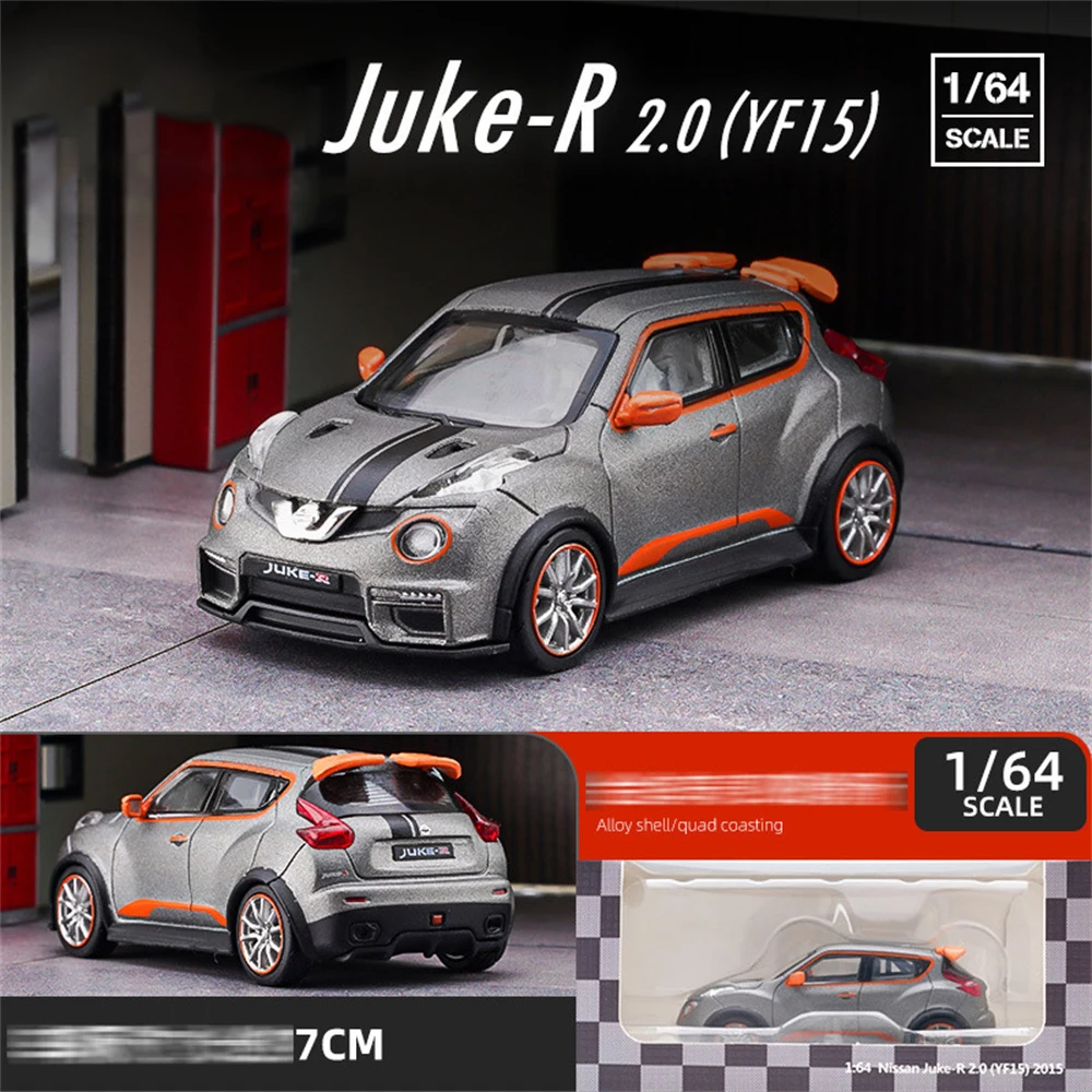 DCT 1/64 JUKE-R SL500 500SEC BB Alloy Model Car with Display Box Collectible - Exquisite Toy Collection with Display Box