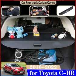 For Toyota C HR 2018 Accessories CHR C-HR IZOA 2016~2022 Car Dedicated Trunk Covers Trunk Curtain Rear Curtain Retractable Space