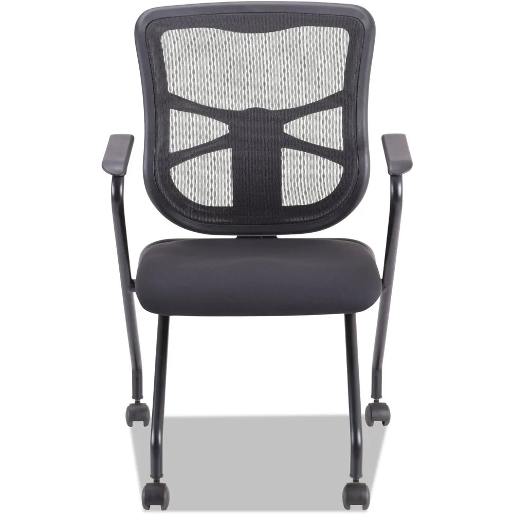 كراسي التعشيش الشبكية من Alera Elusion، باللون الأسود (حافظة من 2)