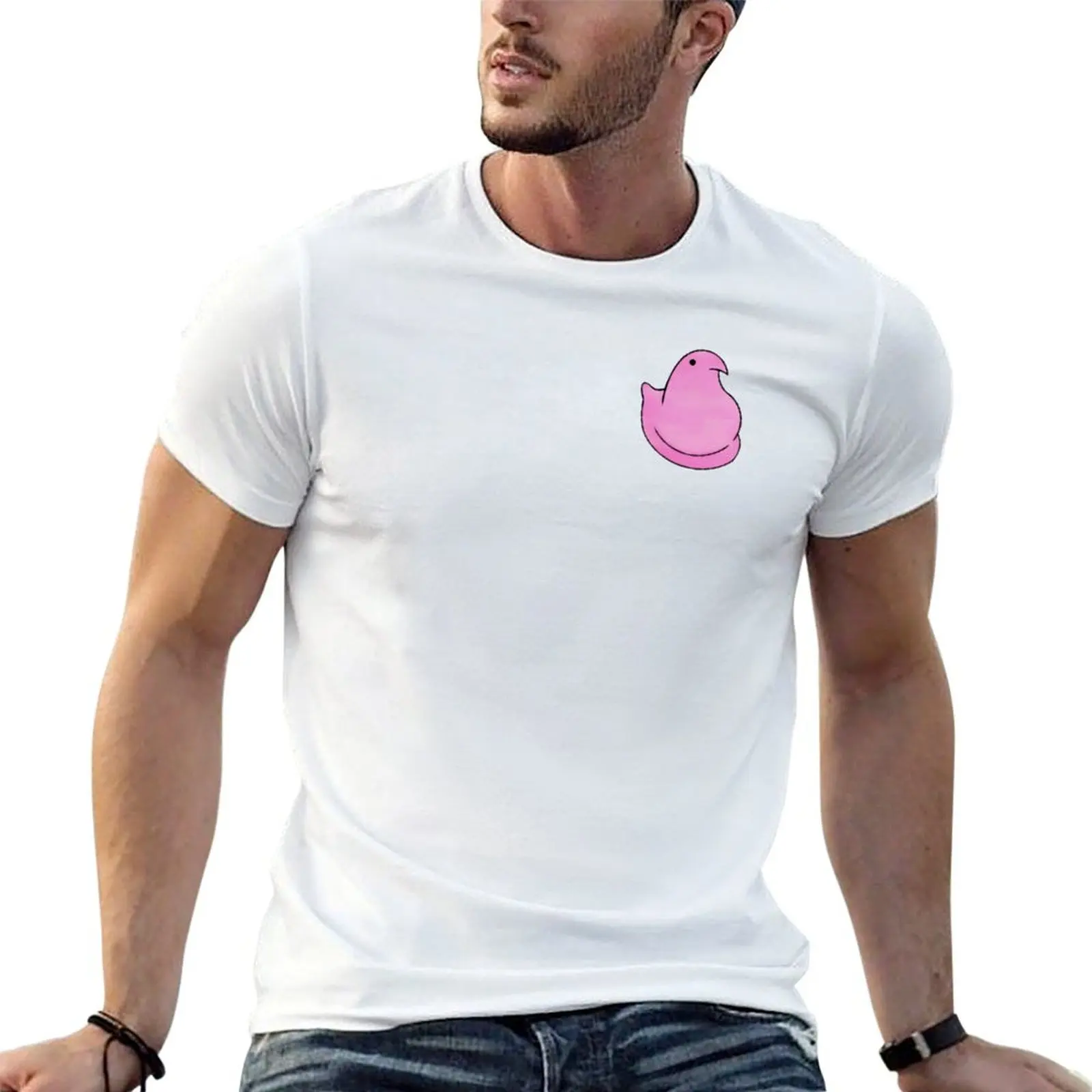 Pink Peep - Chick T-Shirt Breathable Basic Cotton T-Shirt