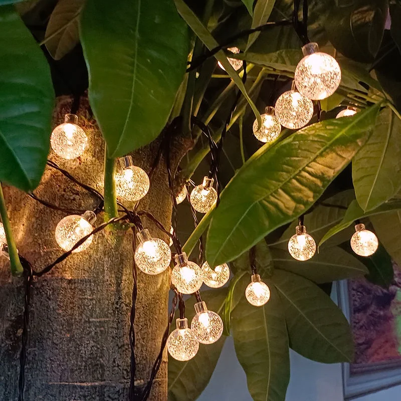 

ALLTRUE Crystal ball Solar Lamp Power 50 LEDS 10M LED String Fairy Lights Solar Garlands Garden Christmas Decor For Outdoor