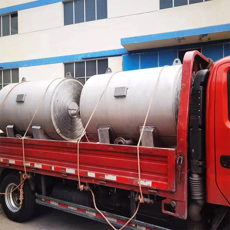 Stainless steel spiral plate heat exchanger 30 square 50 square heat exchanger vertical cooler