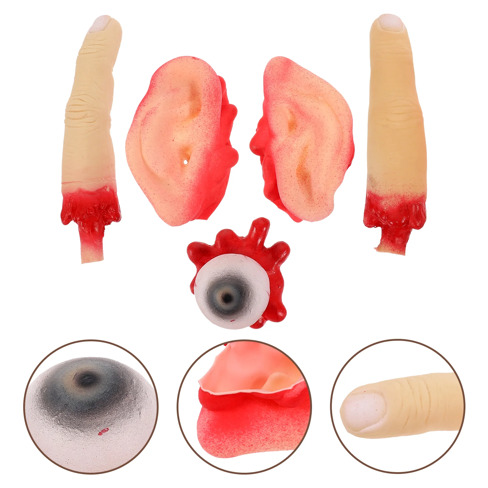 Halloween Organ Props Terror Simulation Eyeballs Stage Decor Party Adornments Emulsion Bloody Haunted House