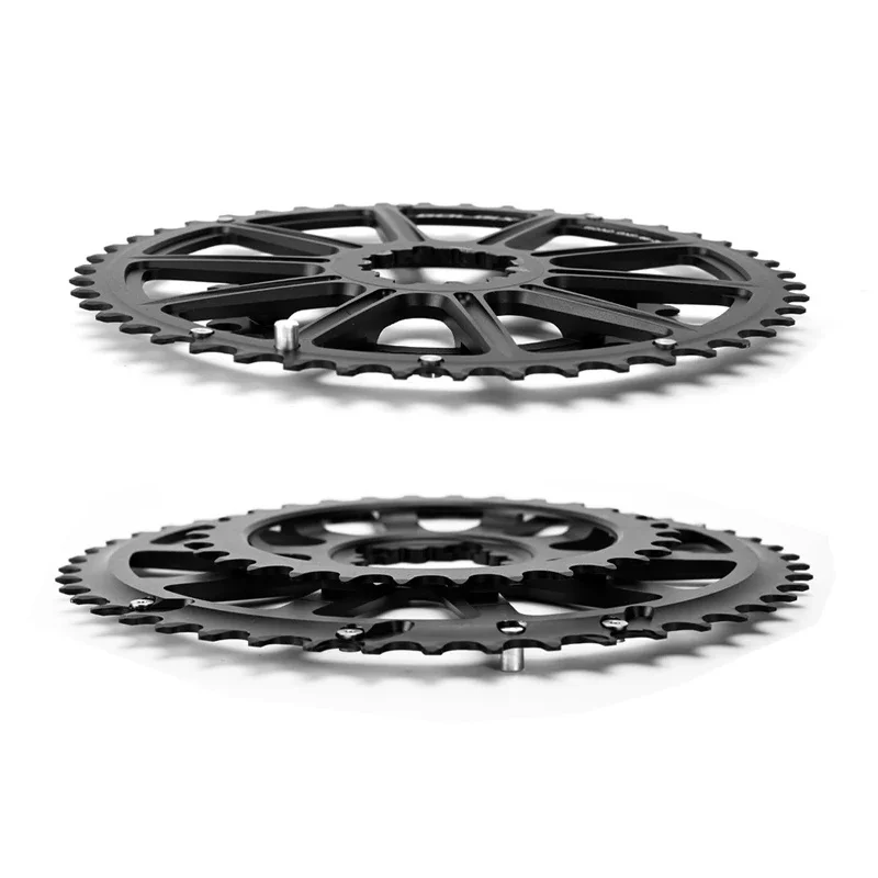 GOLDIX Road Bike Chainring 50-34T 52-36T 53-39T Double Chainwheel for SRAM Direct Mount 3-Bolt Crankset 10 11 12 Speed - view 5