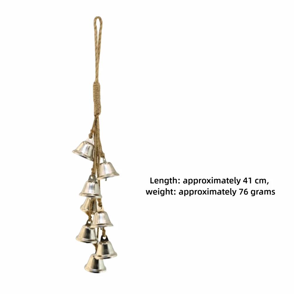 Door Hanger Vintage Witch Bells Handmade Bronze Metal Bell Pendant Clear Chime Melodic Chime Wind Chime Bell Garden