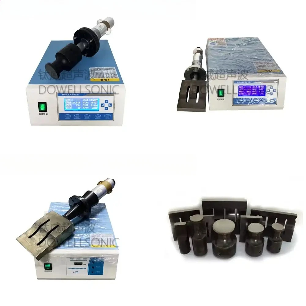 20kHz 2000W Ultrasonic Generator with Transducer and Horn for Face Welding of Plastics High-Powered Plastic Welder
