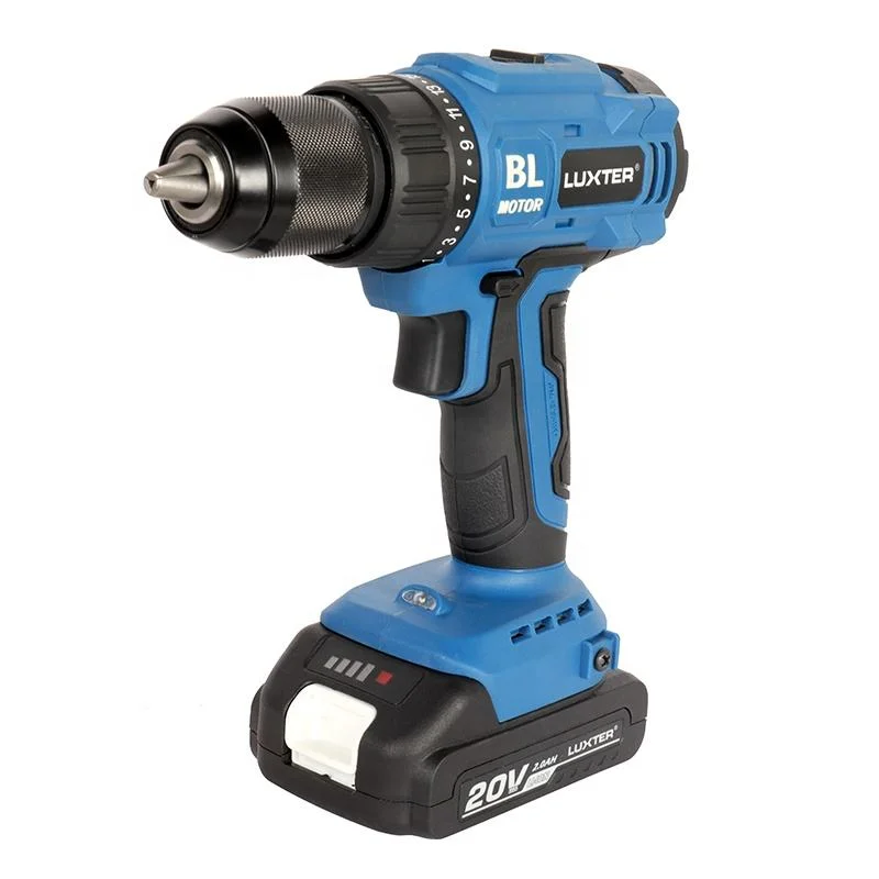 LUXTER 20V  Brushless Impact drill Cordless 50N.m Drill  Drill Dual Speed