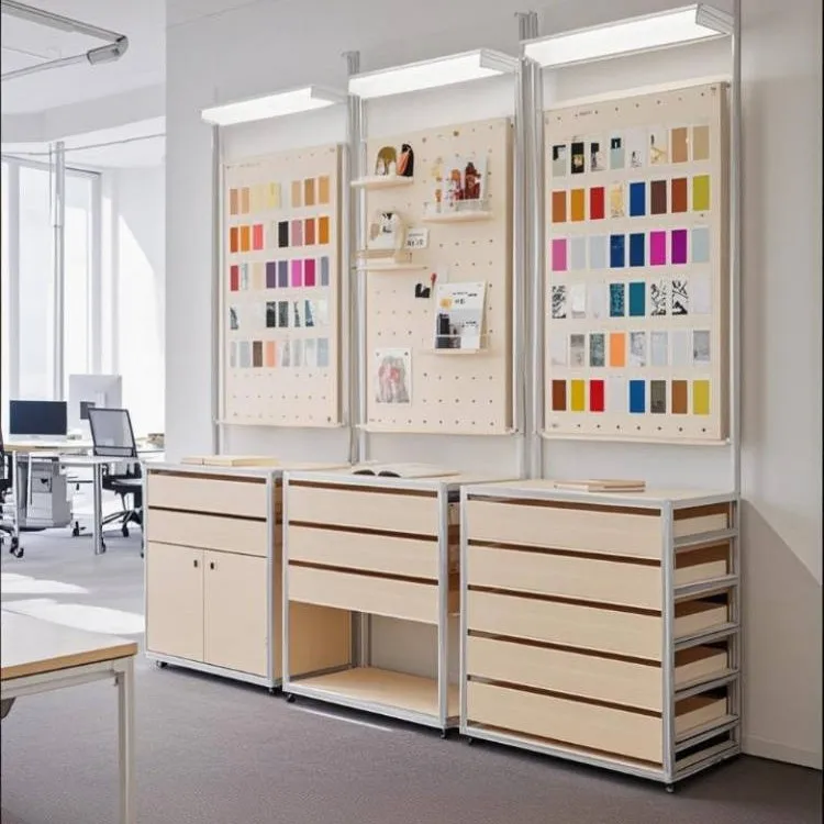 Birch ocean plate aluminum profile rack, floor-to-ceiling storage drawer display storage cabinet, crevice layered rack