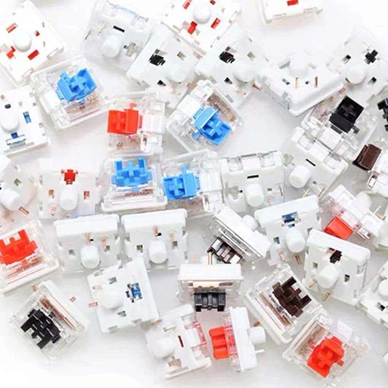 OUTEMU OTM 5.5 Low Profile Switch Black Red Blue Brown for Ultra-thin Mechanical Keyboard 3 pin Linear Tactile Redragon Kit