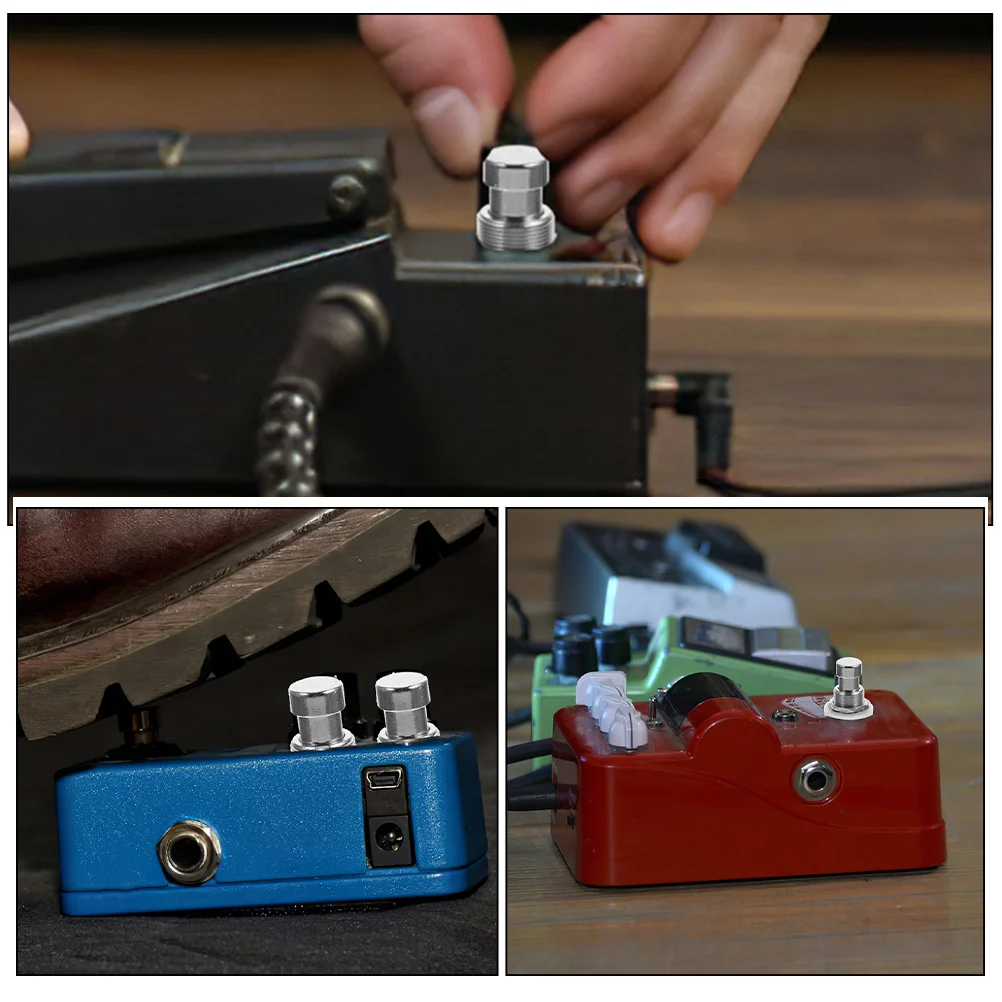 

5pcs 5 Count Foot Pedal for Guitar Footswitch Cap Effect Knobs Electric Effects Pedals