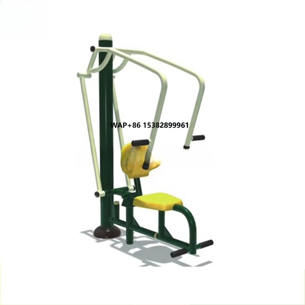 China Wholesale Favorable Price Outdoor Park Lat Pull Down Incline Chest Press Machine Health Fitness Equipment for Elderly