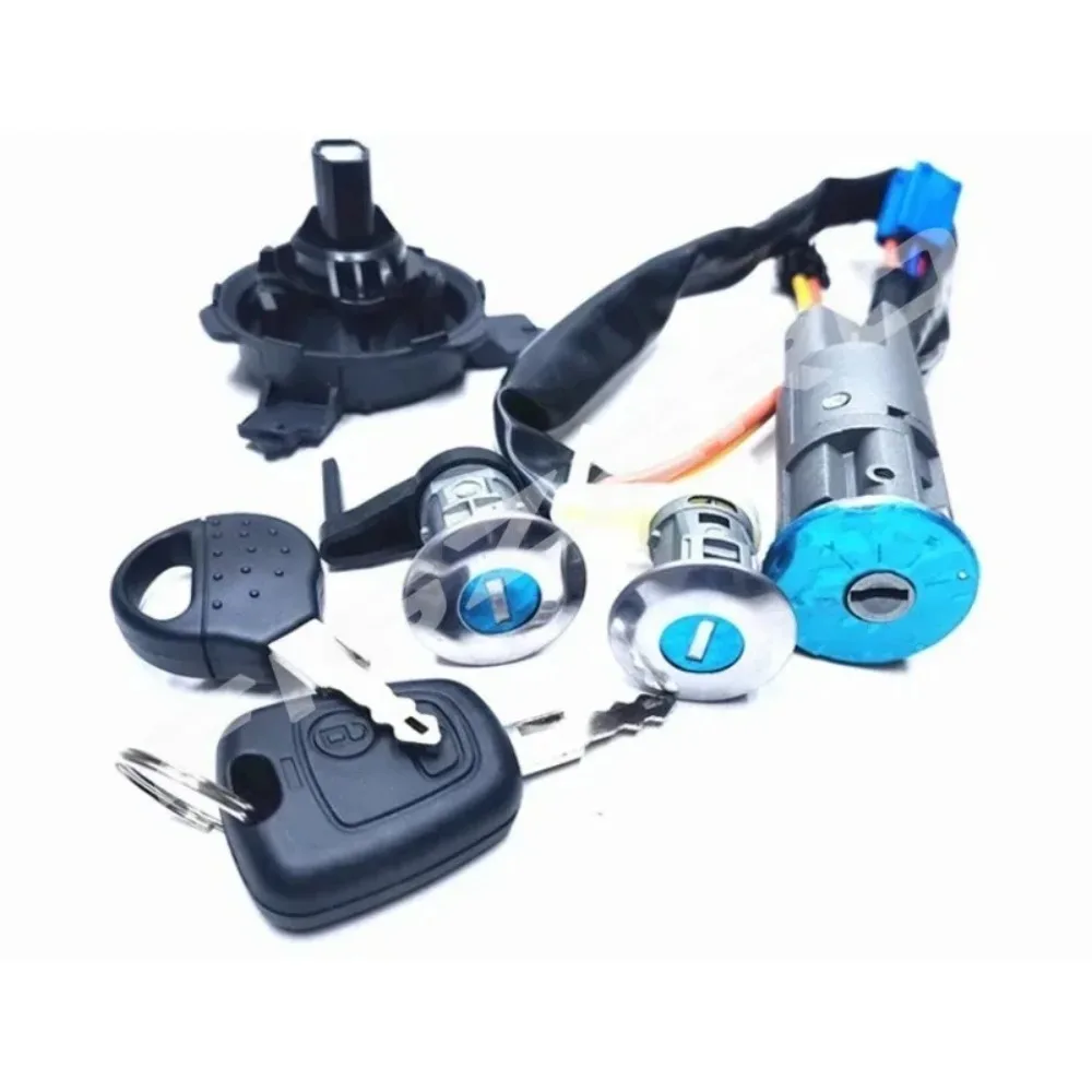 For Peugeot 206 206CC for Citroen C2 4162EW Ignition Lock Fuel Tank Locks Plastic Metal Genuine