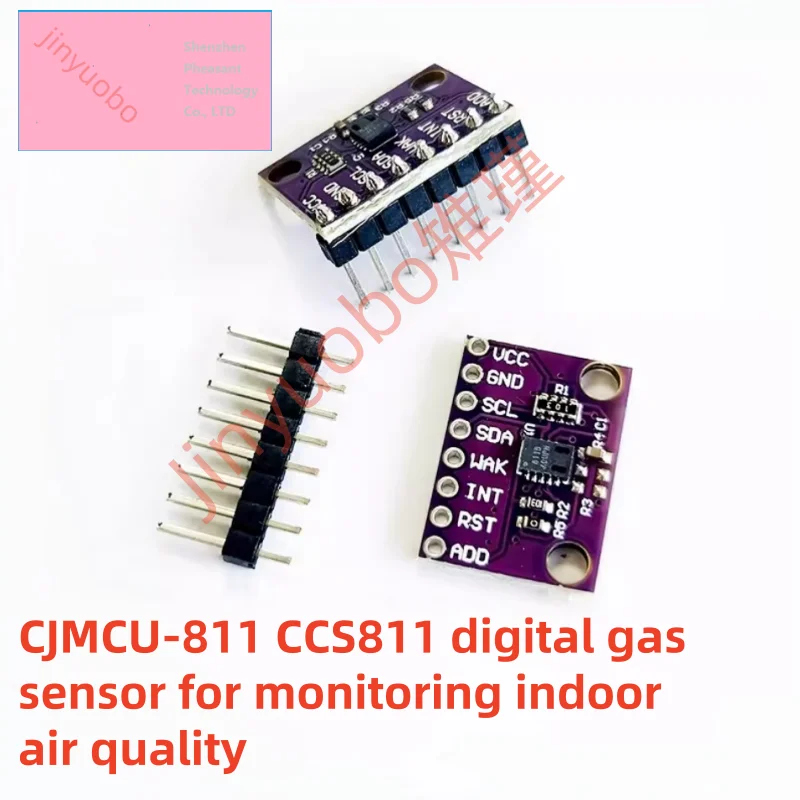 

Цифровой датчик газа CJMCU-811 CCS811 для мониторинга качества воздуха в помещении