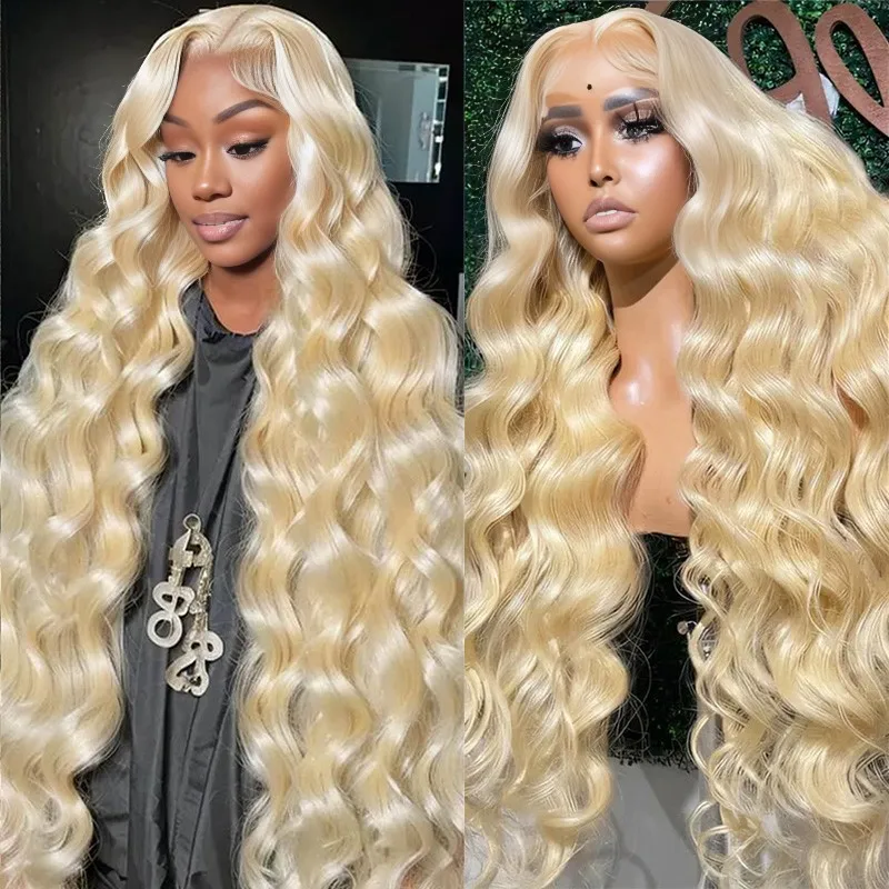 613 Body Wave Lace Front Human Hair Wigs for Women Colored Honey Blonde 13x6 hd lace frontal rcheap wigs on sale clearance