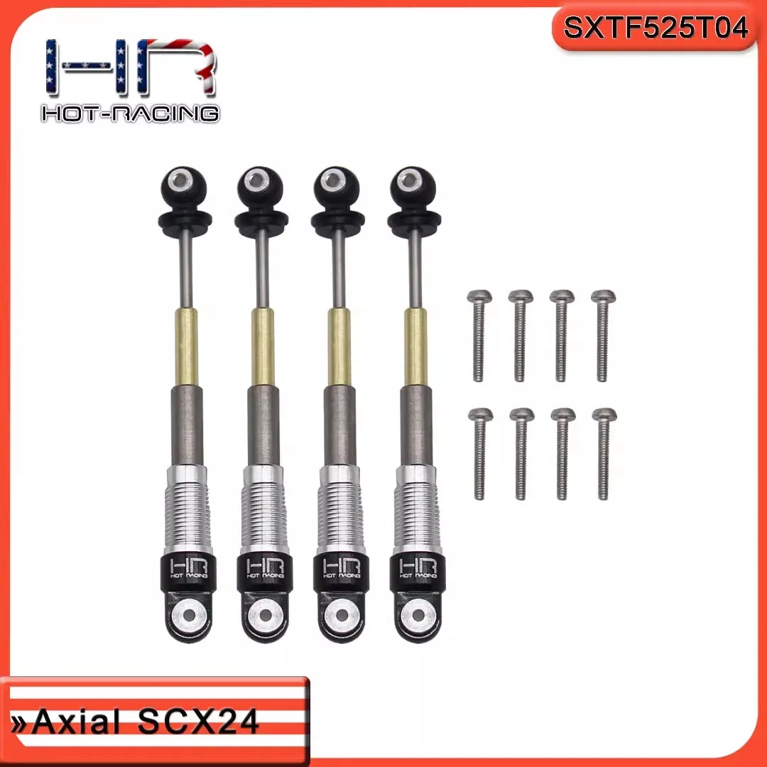 

HR Axial SCX24 aluminum alloy shock absorber 52MM with soft to medium hard springs for one vehicle