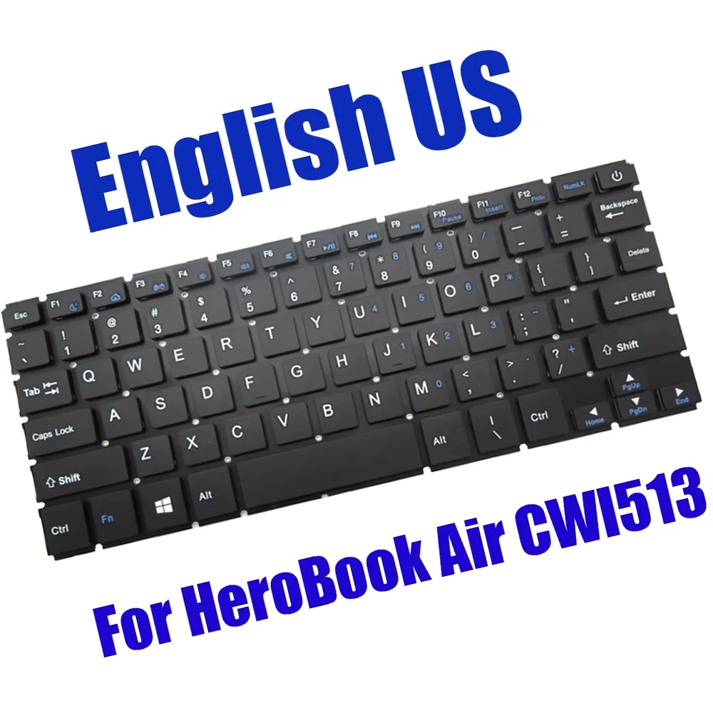 

Laptop Keyboard For Chuwi For HeroBook Air 11.6 CWI513 English US Black Without Backlit Replacement New